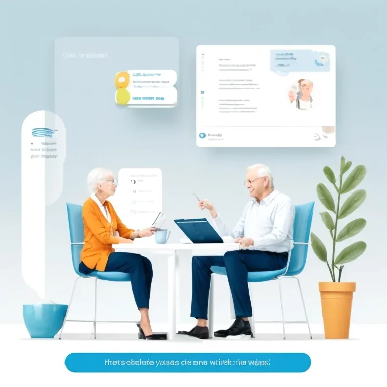Senior insurance consultation